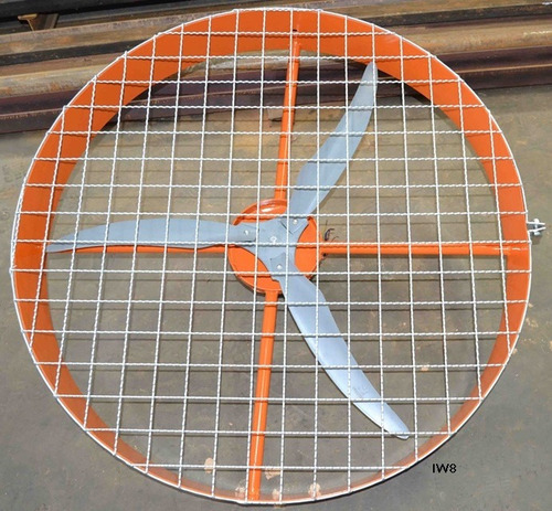 Imagem 2 de 5 de Ventilador Tufão De Parede Grande 100cm Alta Potência