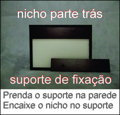 Imagem 6 de 6 de Kit 02 Nichos 01 Ponte De Corda E 01 Prateleira