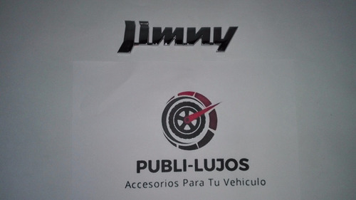 Imagen 1 de 7 de Emblema Jimny Chevrolet Letras Envios Gratis Todo El Pais