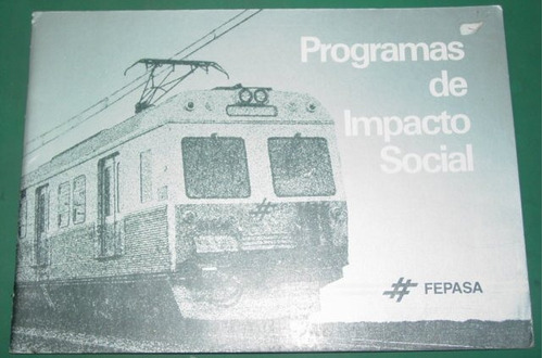 Ferrocarriles Trenes Folleto Fepasa Brasil Ferrovia Paulista