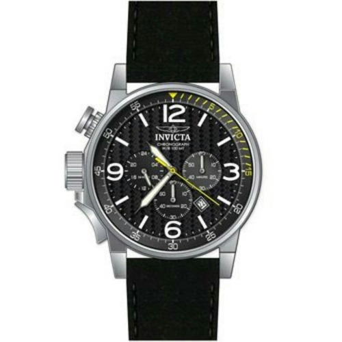 20129 Men's I-force Lefty Black Dial Black Leather Strap Chr