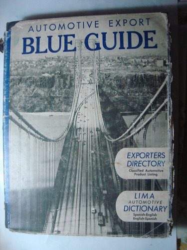 Automotive Export Blue Guide Diccionario Del Auto. R. Lima