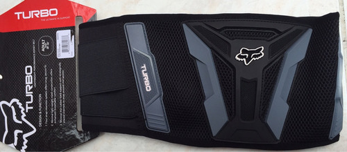 Imagen 3 de 4 de Faja Correa Fox Negra Tallas 28a36 Motocross Enduro Bici Mtb