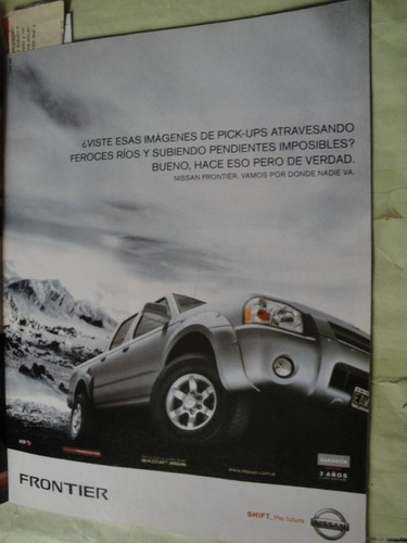 Publicidad Nissan Frontier Año 2005