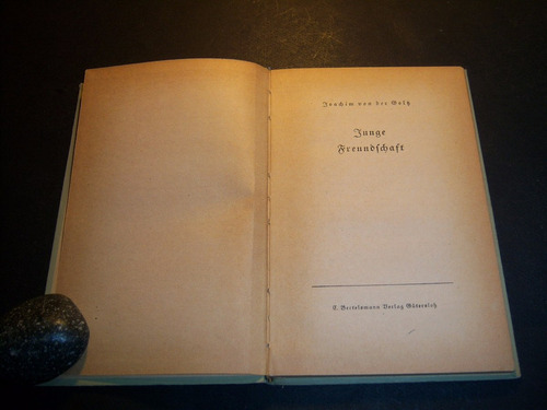 Junge Freundschaft . Joachim Von Der Goltz . En Alemán