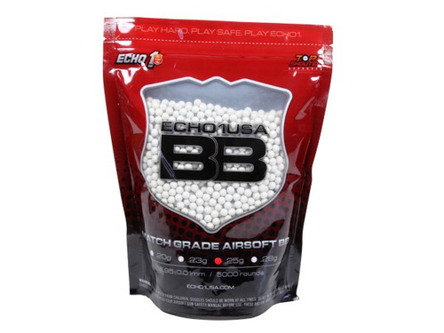 5000 Bbs .20g Pelotas Echo 1 Marcadora Airsoft Gotcha Xtreme