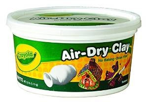 Crayola Aire Seco De La Arcilla 2.5 Lb Cubo, Blanca