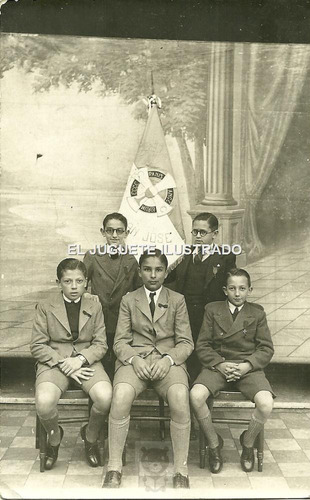 Ie01 Foto Postal Colegio San Jose C1940 Antigua Escuela