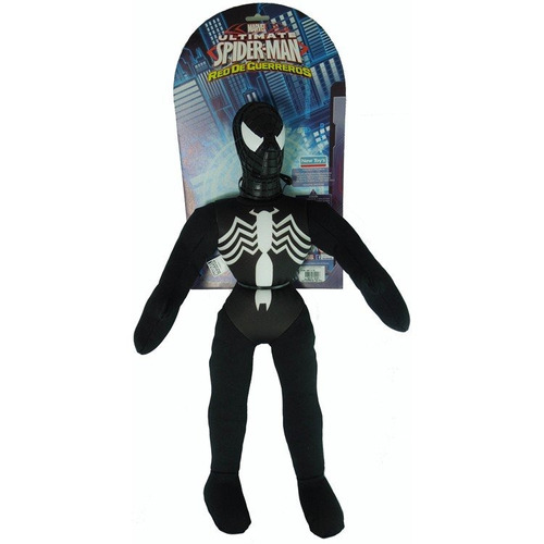Spiderman Negro Muñeco Soft Dny4110