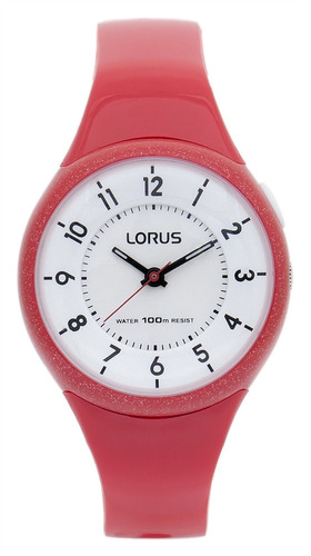 Reloj Lorus By Seiko R2325jx9 Dama Analogico Rojo