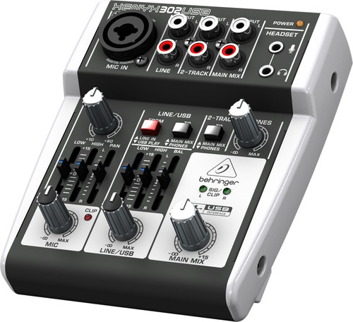 Behringer Xenyx 302usb Mezclador 5 Entradas Analogicas Usb