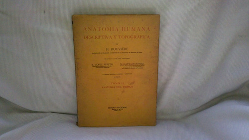 Anatomía Humana  Tomo I I (anatomía Del Tronco)