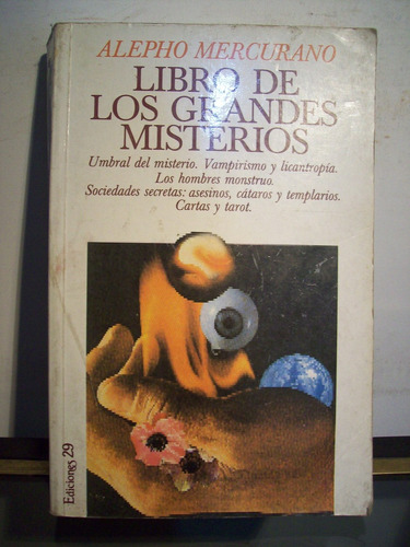 Adp Libro De Los Grandes Misterios Mercurano / Ed 29 1992