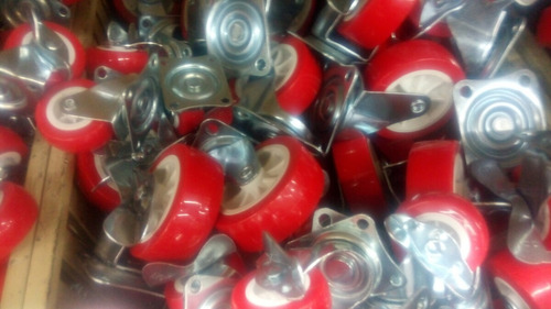 Ruedas Giratorias O Locas O Fijas De 2 1/2 Pulgada
