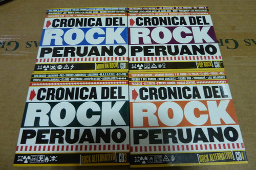 Cronicas Del Rock Peru Vol 1 2 3 4 Completo Cd Ricewihduck