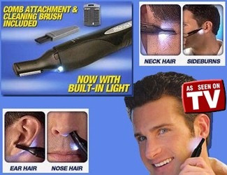Afeitadora Reasuradora Microtouch Luz Led Barba Nariz Ypt