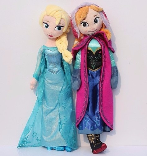 Hermosas Muñecas Anna + Elsa Frozen De Disney 40cm Nuevas
