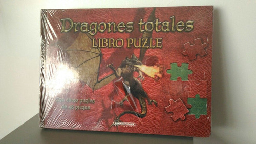 Libro Puzzle Dragones 5 Puzzles De 48 Piezas. Olivos