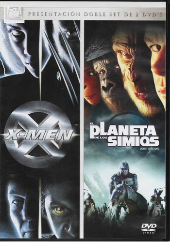 X - Men & El Planeta  De Los Simios -  2 Dvd´s