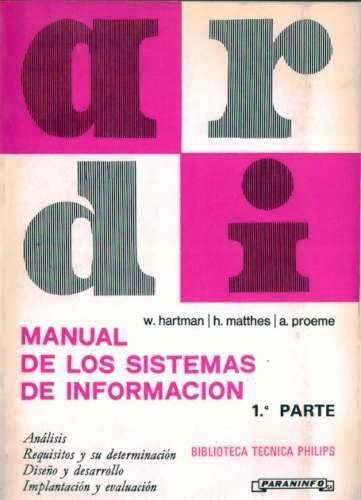 Manual De Los Sistemas De Informacion 2 Tomos - Vv Aa - 1984