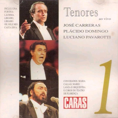 Carreras Domingo Pavarotti - Tenores Ao Vivo Vol.1 - Cd