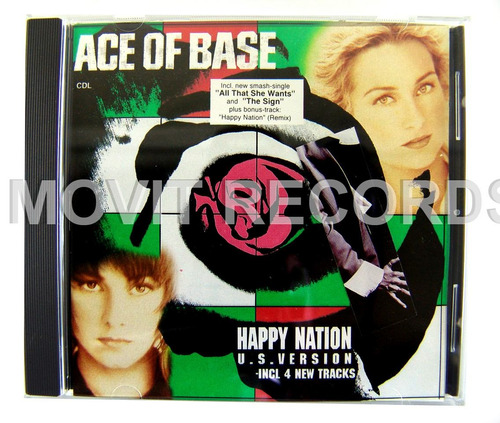 Ace Of Base Happy Nation Us Version Cd Bmg Music 90s