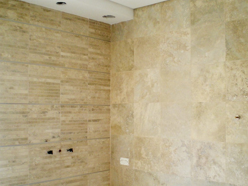 Imagen 2 de 6 de Malla Travertino, Guarda, Mármol, Panel P10 - Forma Y Diseño