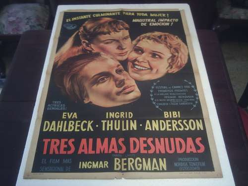 Poster Original Nära Livet Brink Of Life Ingmar Bergman 1958