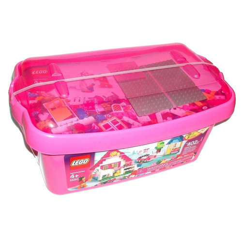 Lego Caja De Fichas Color Rosa 5560