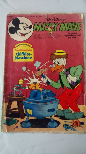 Revista Comic Disney En Idioma Aleman Germany 1981