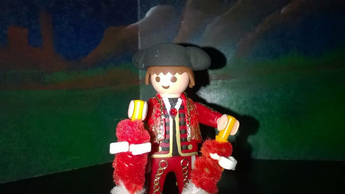 Playmobil Torero Banderillero Rojo Corridas De Toros Js!! B