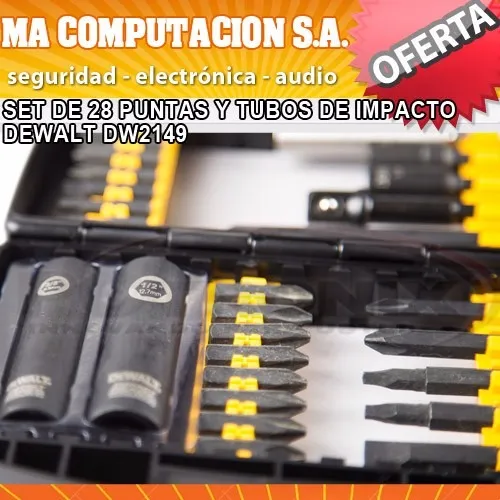 Set Puntas Destornillador 28 Piezas Dw2149 Impacto Dewalt