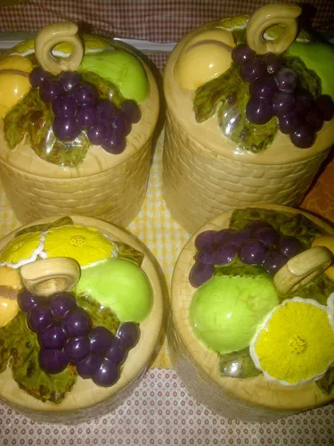 Potes De Cocina De Ceramica (Usado)