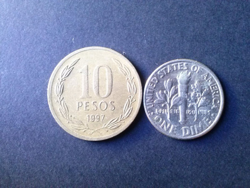 Moneda Estados Unidos One Dime 1998 Ceca P (c45)