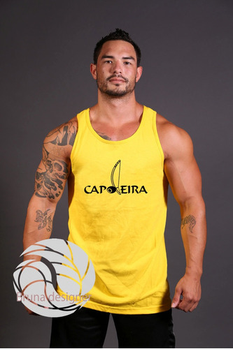 Camiseta Regata Capoeira Luta Otima Qualidade!