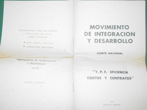 Movimiento De Integracion Y Desarrollo Mid Ypf Arturo Sabato