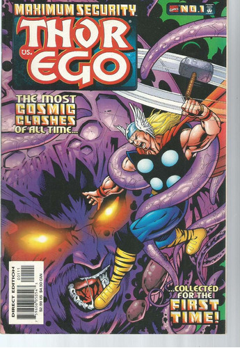 Maximum Security Thor Vs Ego 01  Marvel  Bonellihq Cx146 J19