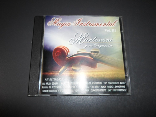 Mantovani - Magia Instrumental Vol Iii * Cd Importado Mexico