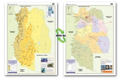 Mapa Mural Provincia De Mendoza - Físico/político