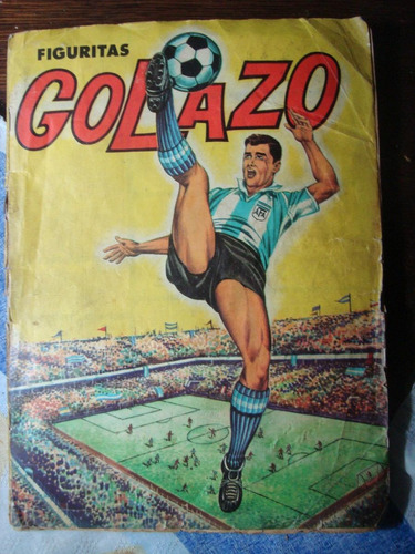Album De Figuritas Golazo 1965 Futbol Vacío.