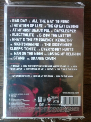 R. E. M.. The Best Of... In View 88 - 03 ( Dvd Importado )