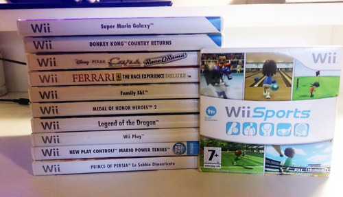 Nintendo Wii + 3 Controles + 11 Juegos