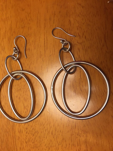 Aros Italianos Juego De Argollas Plata 925