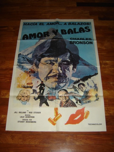 Afiche De Cine Amor Y Balas Charles Bronson Love And Bullets