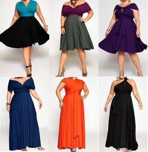 Vestido Vanesa Multivestido Fiesta Modal Al Talle 10xxxxl