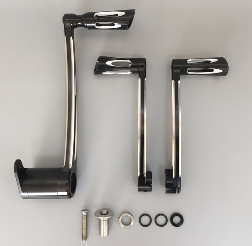 Kit Pedales De Cambio Y Freno Deep Cut Para Harley Softail