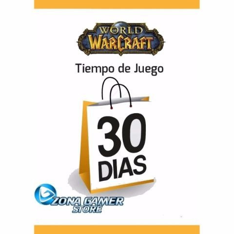 World Of Warcraft Tiempo De Juego 30 Dias