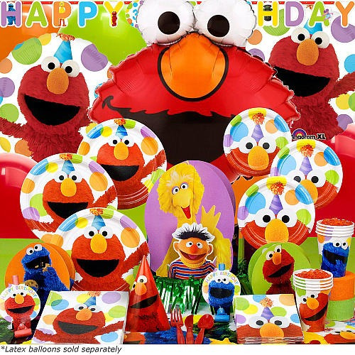 Kit Elmo Cumpleaños Definitiva Para 8