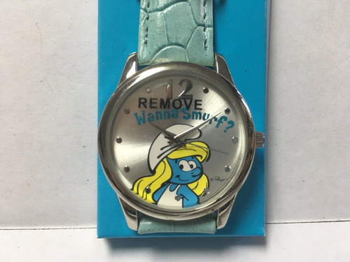 Reloj De Pulso Pitufina Pitufos Edición Especial 50 Aniversa