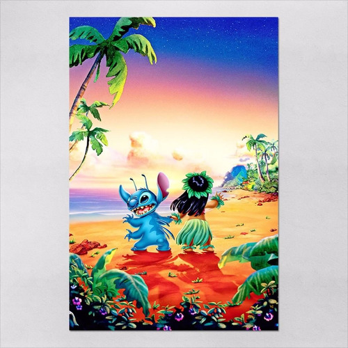 Poster 60x90cm Filmes Infantis Animacao Lilo E Stitch